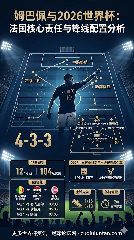姆巴佩与2026世界杯：法国核心责任与锋线配置分析