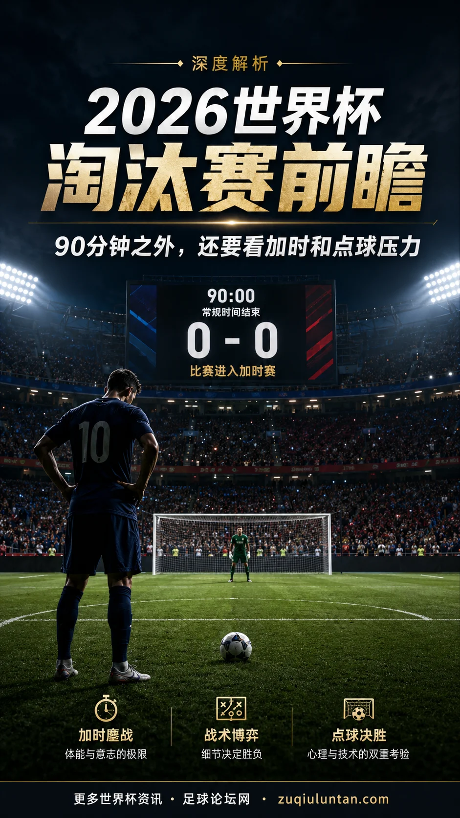 2026世界杯淘汰赛前瞻：90分钟之外还要看加时和点球压力
