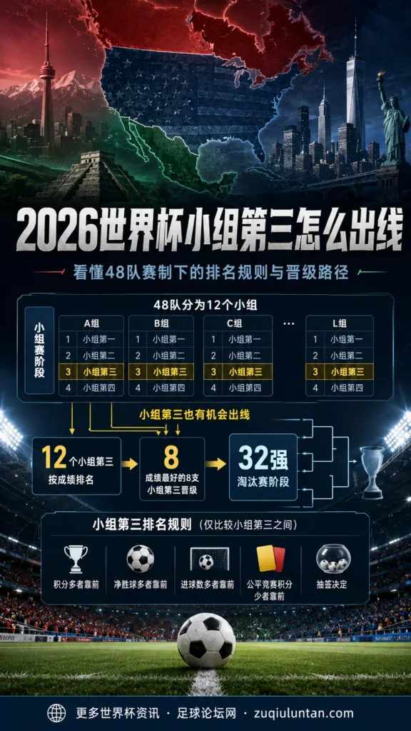 2026世界杯, 足球论坛网, 战术分析, 出线形势, 世界杯赛制, 小组第三出线, 世界杯分组, 世界杯积分榜, 世界杯淘汰赛, 世界杯赛程, 48队世界杯, 球迷讨论