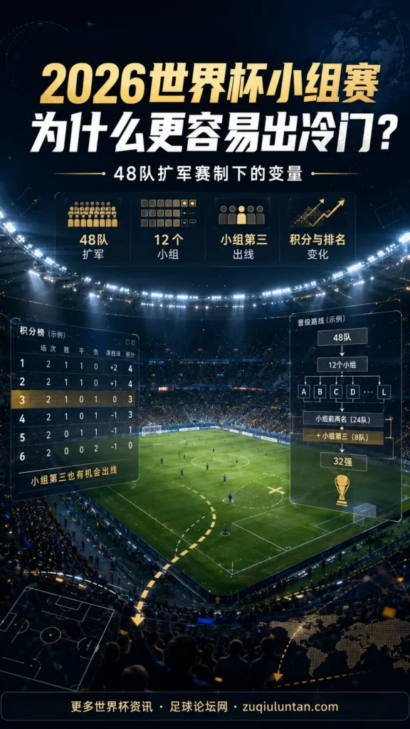 2026世界杯小组赛冷门变量:48队赛制下球迷该怎么看