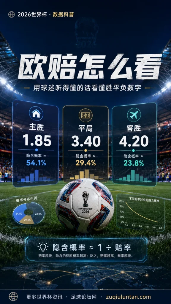 欧赔怎么看:用球迷听得懂的话看懂胜平负数字